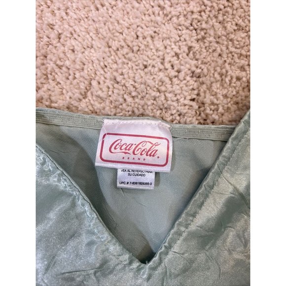 Women’s Coca Cola Pajamas Set Top Bottoms Green Red Sleep 2XL - Picture 7 of 12